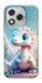 Чехол Белый дракоша для Huawei Honor 400 Lite