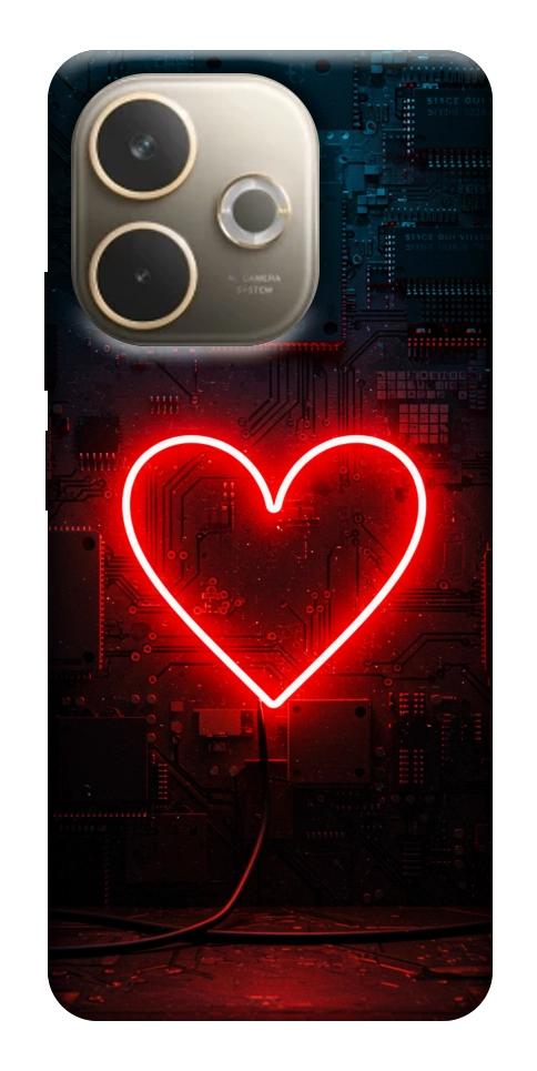 Чехол Яркое сердце для Oppo A5 Pro 4G
