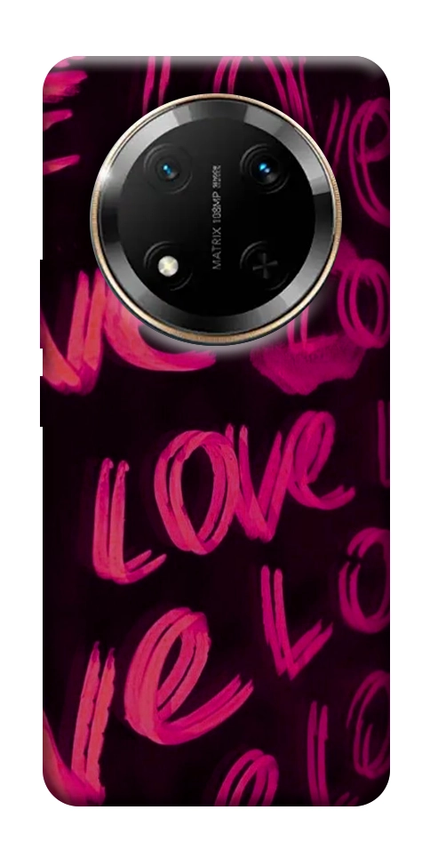 Чехол Neon love для Huawei Honor X9c