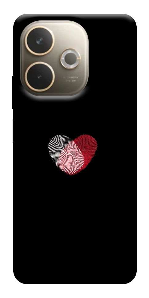 Чехол Fingerprint heart для Oppo A5 Pro 4G