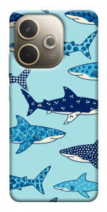 Чехол Shark pattern для Oppo A5 Pro 4G