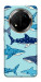 Чехол Shark pattern для Huawei Honor X9c