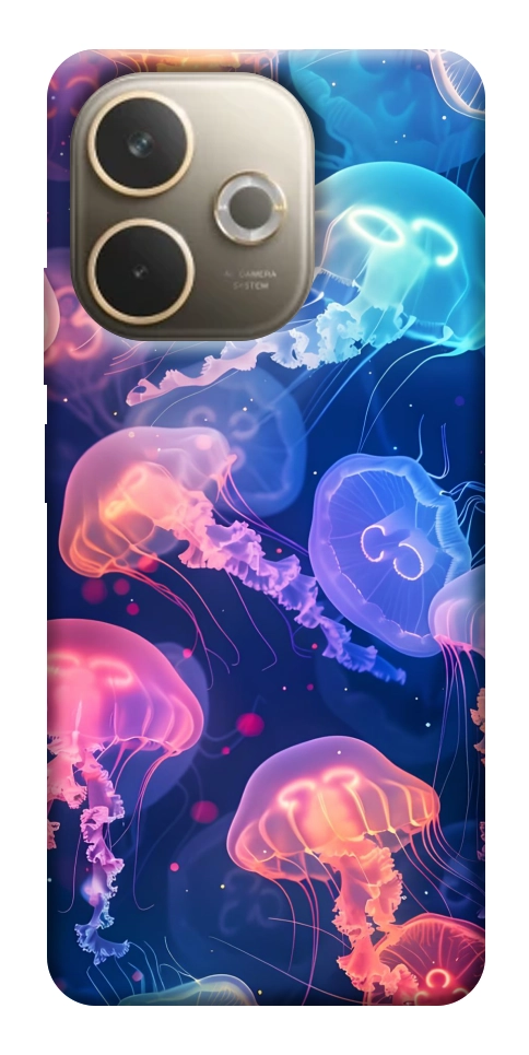 Чехол Neon jellyfishes для Oppo A5 Pro 4G