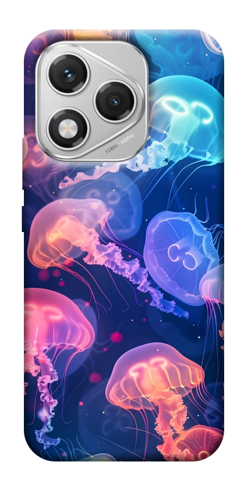 Чехол Neon jellyfishes для Huawei Honor 400 Lite