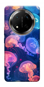 Чехол Neon jellyfishes для Huawei Honor X9c