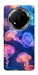 Чехол Neon jellyfishes для Huawei Honor X9c