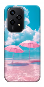 Чехол Розовые зонтики для Huawei Honor 200 Lite