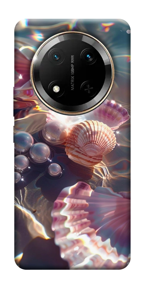 Чехол Яркие ракушки для Huawei Honor X9c