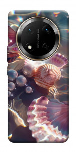 Чехол Яркие ракушки для Huawei Honor X9c