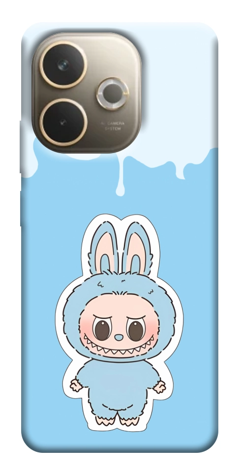 Чехол Labubu blue для Oppo A5 Pro 4G