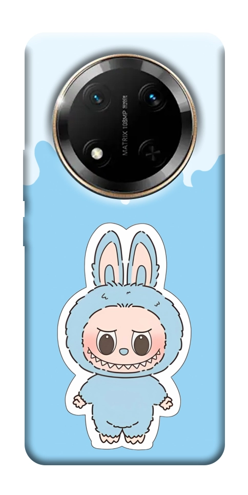 Чехол Labubu blue для Huawei Honor X9c