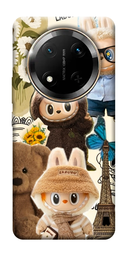 Чехол Labubu mood для Huawei Honor X9c