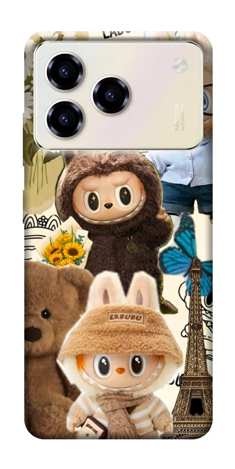 Чехол Labubu mood для ZTE Blade A76 4G