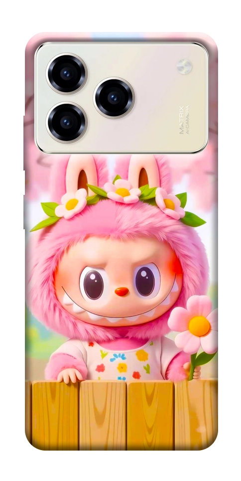 Чехол Labubu flower для ZTE Blade A76 4G