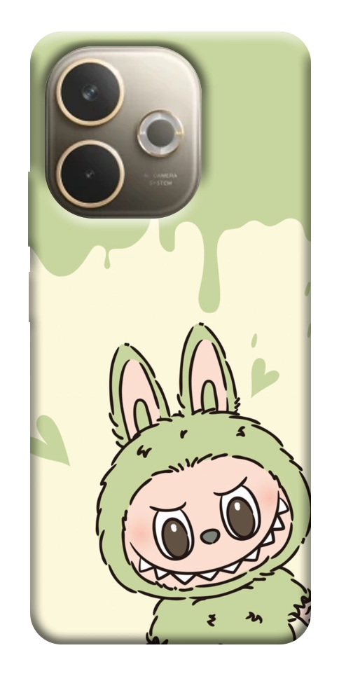 Чехол Labubu green для Oppo A5 Pro 4G