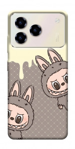 Чохол Labubu twins для ZTE Blade A76 4G