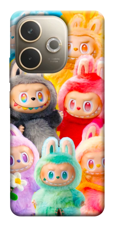 Чехол Rainbow labubu для Oppo A5 Pro 4G