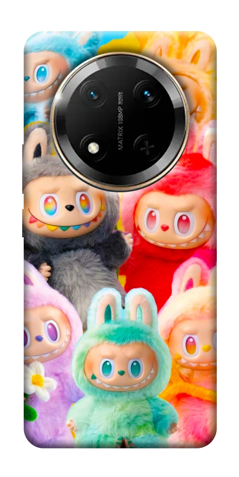 Чехол Rainbow labubu для Huawei Honor X9c