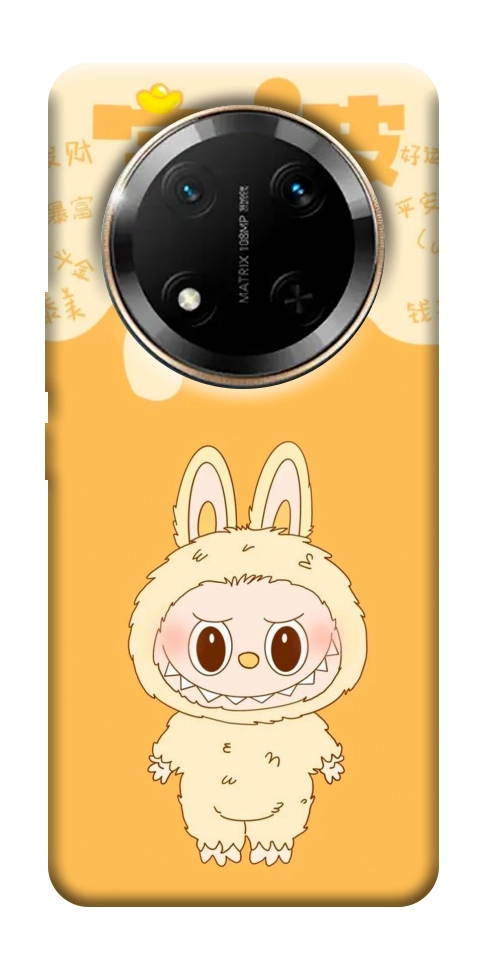 Чехол Yellow labubu для Huawei Honor X9c
