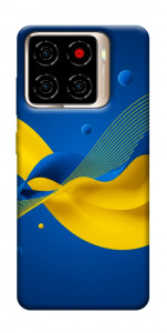 Чохол Жовто-синя гармонія для ZTE Blade A56