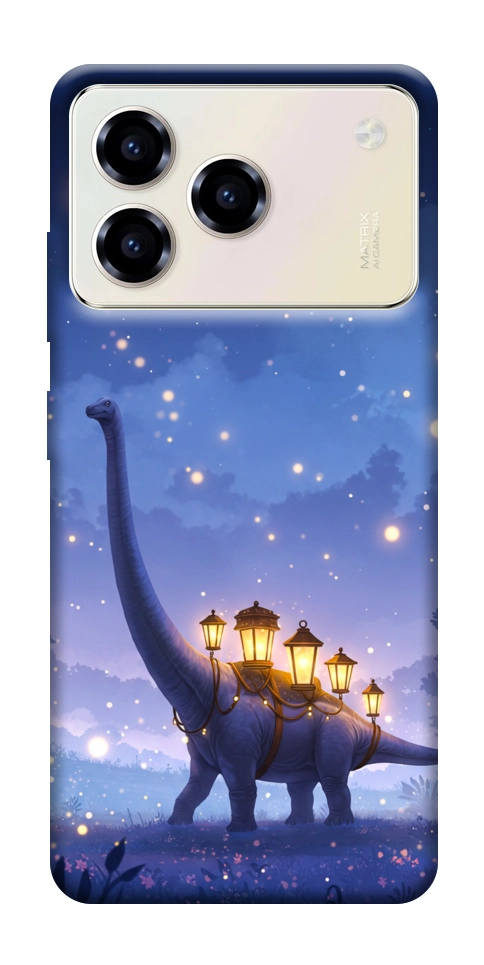 Чехол Lanterns dino для ZTE Blade A76 4G