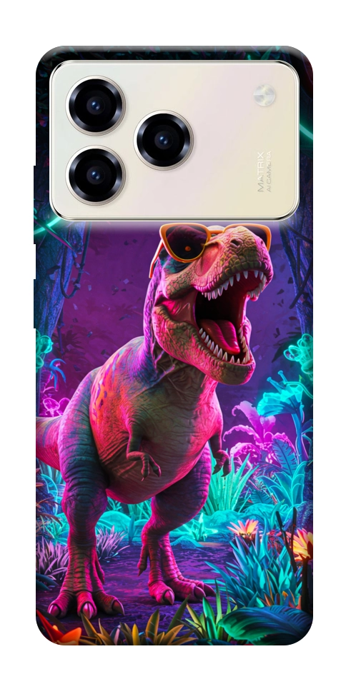 Чехол Neon dino для ZTE Blade A76 4G