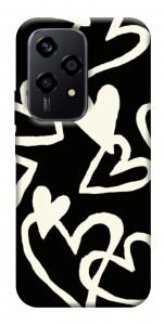 Чехол Black and white hearts для Huawei Honor 200 Lite
