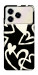 Чехол Black and white hearts для ZTE Blade A76 4G