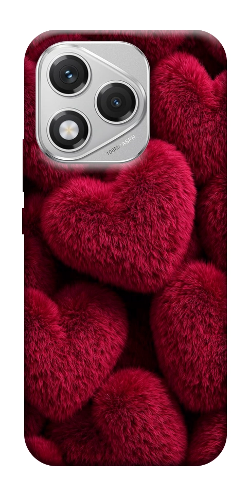 Чехол Fluffy hearts для Huawei Honor 400 Lite