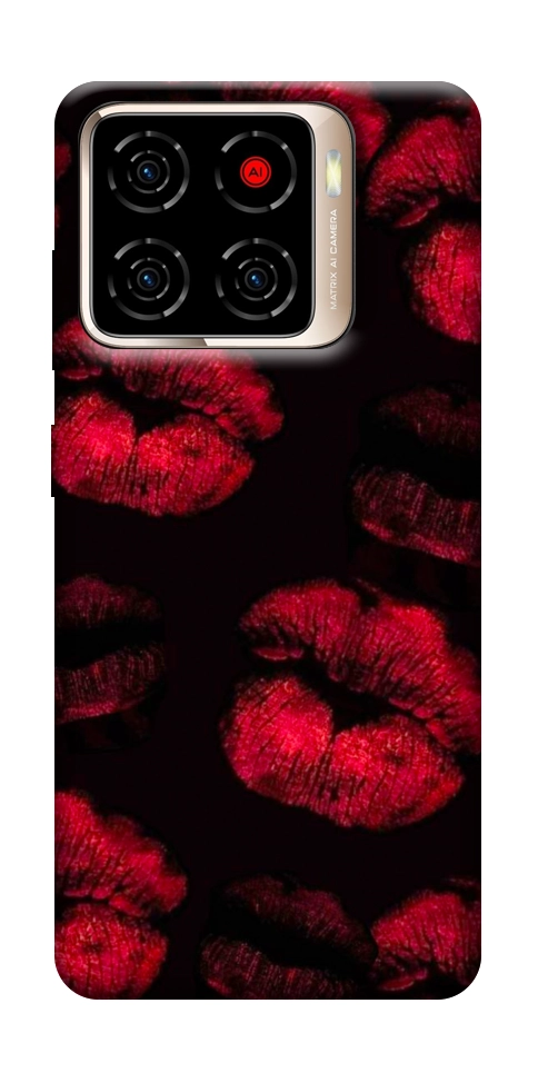 Чехол Kisses on black для ZTE Blade A56