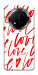 Чехол Love handwriting для Huawei Honor X9c
