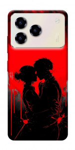 Чохол Silhouette couple для ZTE Blade A76 4G