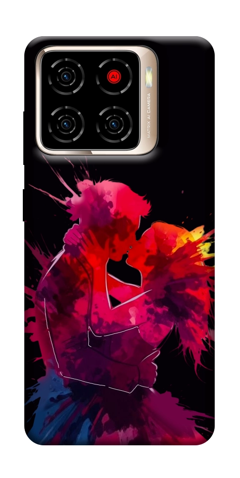 Чехол Abstract couple для ZTE Blade A56