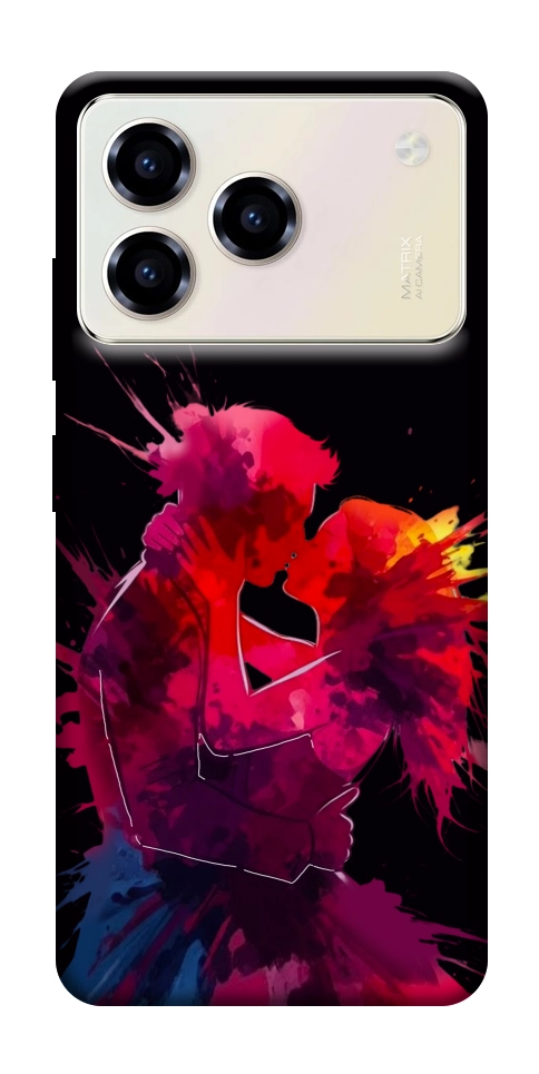Чехол Abstract couple для ZTE Blade A76 4G