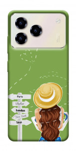 Чохол Travel girl для ZTE Blade A76 4G