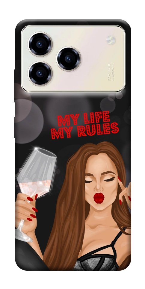 Чехол My life my rules для ZTE Blade A76 4G