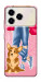 Чехол Girl and corgi для ZTE Blade A76 4G