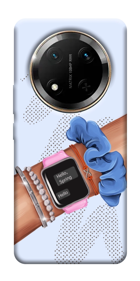 Чехол Hello spring для Huawei Honor X9c