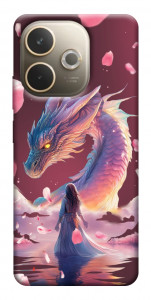 Чехол Girl and dragon для Oppo A5 Pro 4G