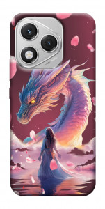 Чохол Girl and dragon для Huawei Honor 400 Lite