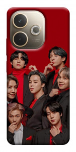 Чехол BTS in red для Oppo A5 Pro 4G