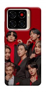 Чохол BTS in red для ZTE Blade A56