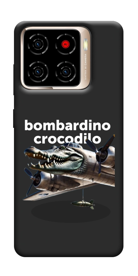 Чехол Bombardino Crocodilo volante для ZTE Blade A56
