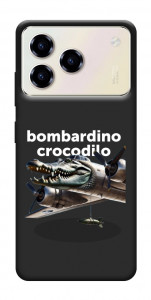 Чохол Bombardino Crocodilo volante для ZTE Blade A76 4G