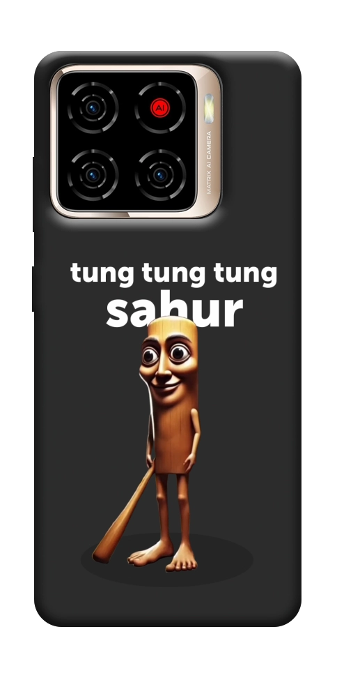 Чехол Tung Tung Tung Sahur Tamburo для ZTE Blade A56