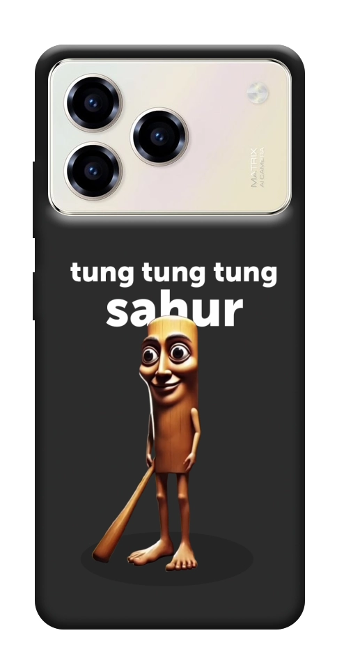 Чехол Tung Tung Tung Sahur Tamburo для ZTE Blade A76 4G