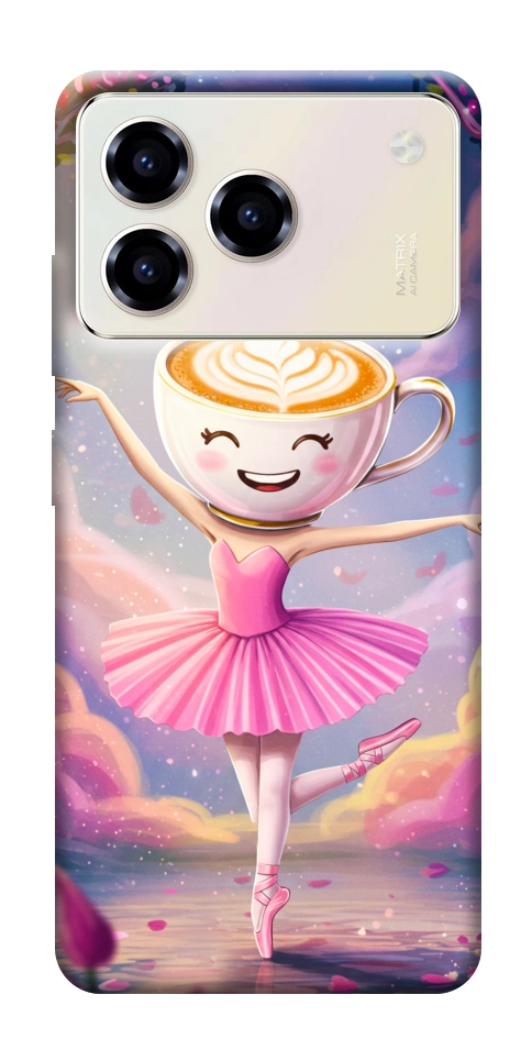 Чехол Ballerina illustration для ZTE Blade A76 4G