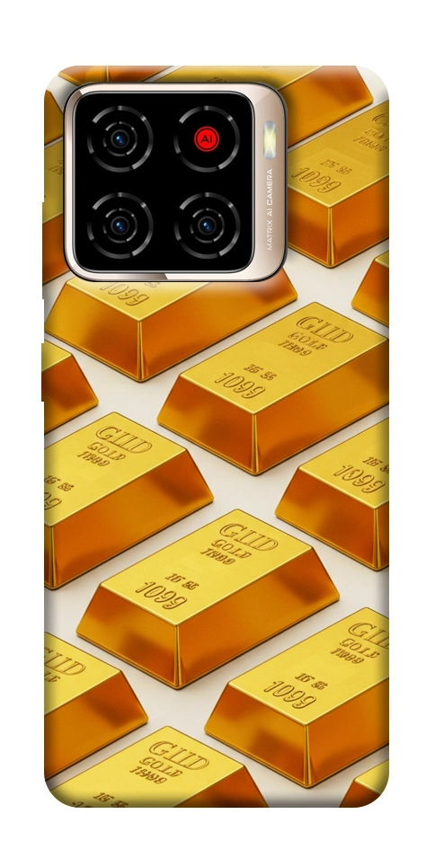 Чехол Gold bars для ZTE Blade A56