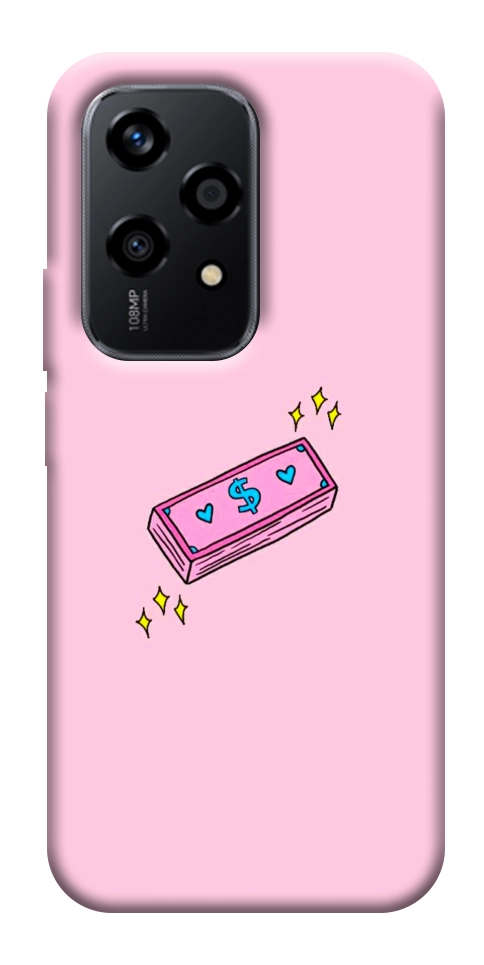 Чехол Simple pink money для Huawei Honor 200 Lite