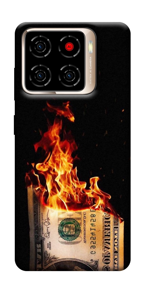 Чохол Money burn для ZTE Blade A56